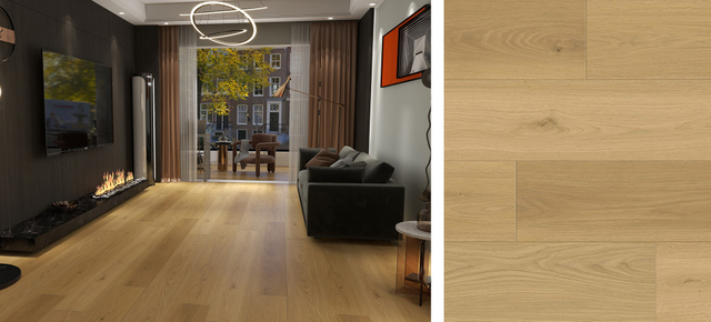 light tone with realistic embossed-in-register wood grain texture