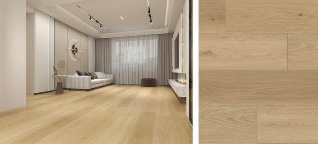 light tone with realistic embossed-in-register wood grain texture