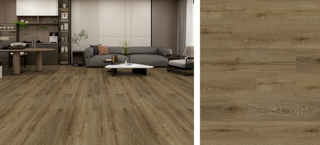  dark brown tone with realistic embossed-in-register wood grain texture