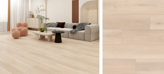 light tone with realistic embossed-in-register wood grain texture