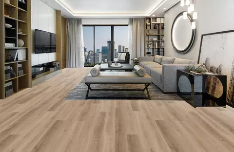 0.7mm wear layer SPC flooring for hotel commercial projects.webp