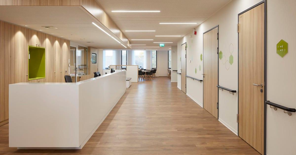 Healthcare clinic with waterproof MSPC flooring designed for easy cleaning and long-term commercial performance..jpg