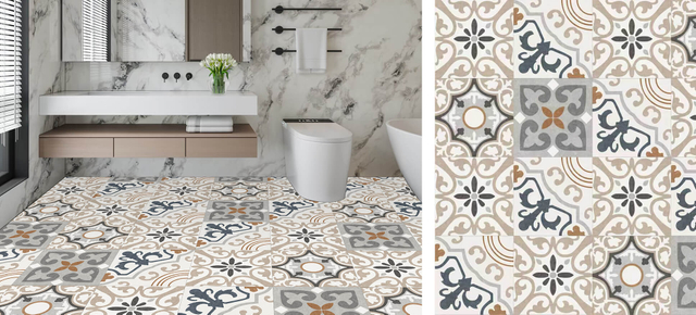 Classic style Versailles geometric pattern flooring