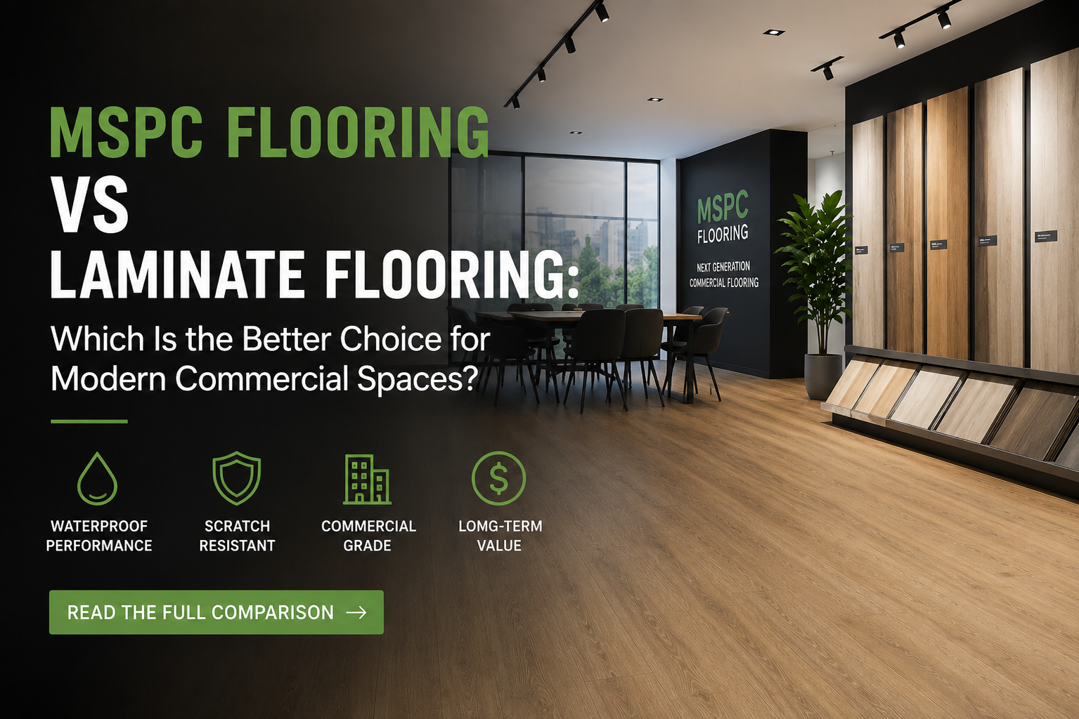 MSPC Flooring vs Laminate Flooring: Which Is the Better Choice for Modern Commercial Spaces?
